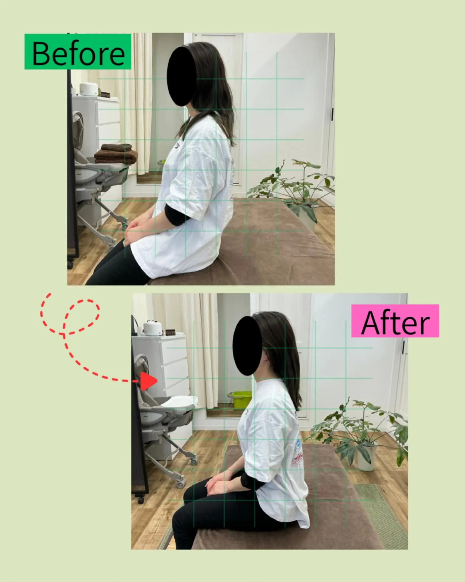 ✨【姿勢を整えてスッキリ美しく✨猫背改善！】✨